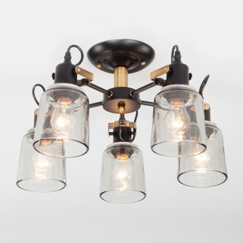 Потолочная люстра Eurosvet 70111/5 черный