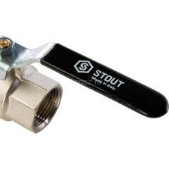 Кран шаровой полнопроходной ВР/ВР рычаг 1&quot; Stout