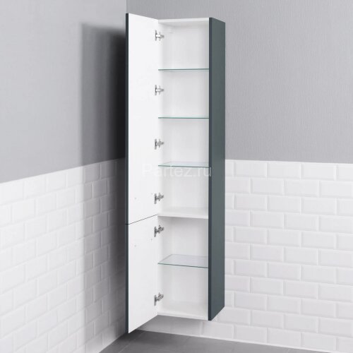 Пенал подвесной Итана Pino 35 350х300х1750 левый, Веллюто Авокадо (CS00084385)