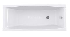 Ванна акриловая Santek САНТОРИНИ прямоугольная 160х70 белая