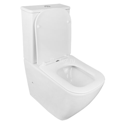 Унитаз-компакт Azario LEVANTO 620x380x830 напольный, безободковый в комплекте с бачком и сиденьем ми