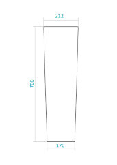 Пьедестал для раковины Santek &quot;Аллегро&quot; белый (1.WH30.1.956)