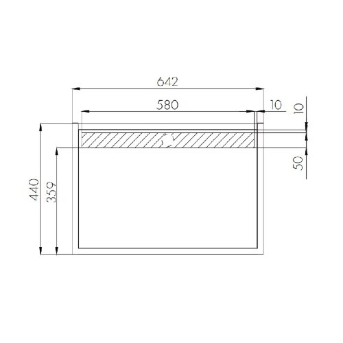 Столешница AQUATON Фабрик Лофт 60.0х1.6х39.8 дуб эндгрейн (1A242903LTDU0)