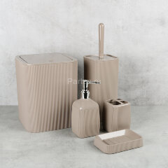 Стакан для зубных щеток Fixsen Brown пластик, коричневый (FX-403-3)