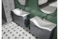 Раковина накладная Lapino BASIC 50X37X17,5, белая