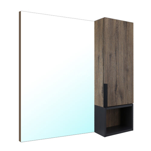 Зеркало-шкаф Azario Gris 75 730х160х800 цвет Дуб Веллингтон (CS00080419)