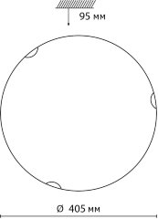 Настенно-потолочный светильник Sonex 7602/DL