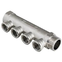 Коллектор распределительный 1"х4х1/2"ВР VALTEC