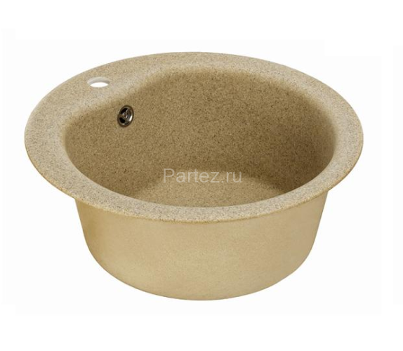 Кухонная мойка AQUATON Мида, песочная (1A712732MD220)