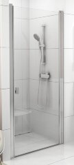 Душевая дверь Ravak CHROME распашная 80х195, толщина полотна 6мм универсальная, цвет профиля хром