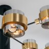 Потолочная люстра Eurosvet 70127/8 черный/дымчатый