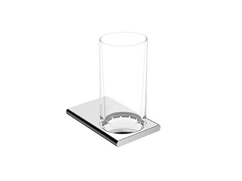 Держатель стакана со стаканом Keuco Edition 400, хром (11550019000)