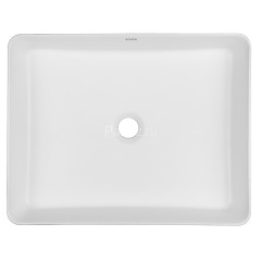 Раковина-чаша Azario 470х360х110 накладная, прямоугольная, матовый белый (AZ-2178-S-MW)