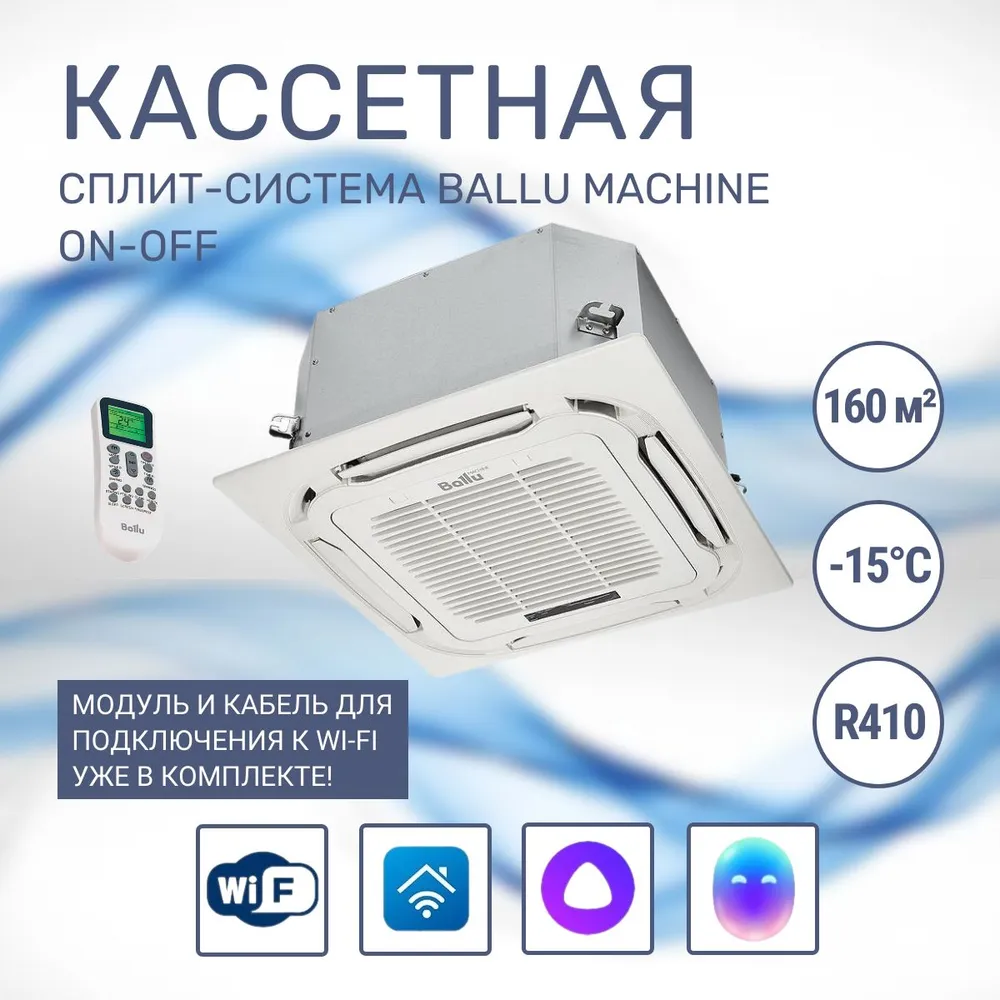 Сплит-системы кассетные